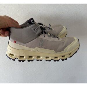 On Cloudhero Mid Waterproof Youth Kids 4 36 Lace Up Shoes Hiking Athletic Purple